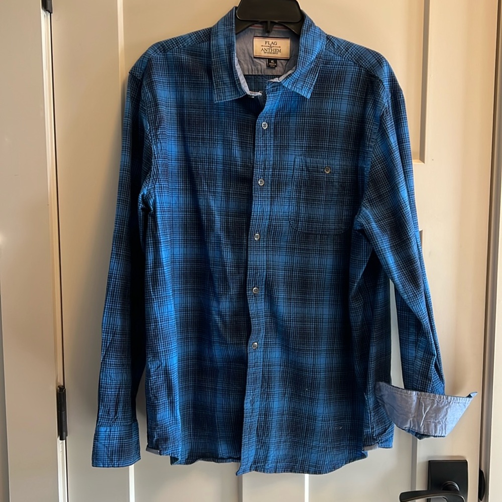 Flag & Anthem Vintage Washed Cotton Button-Down